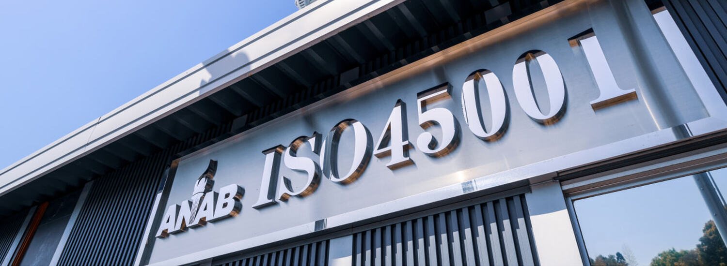 ISO45001（労働安全衛生マネジメントシステム）認証取得
